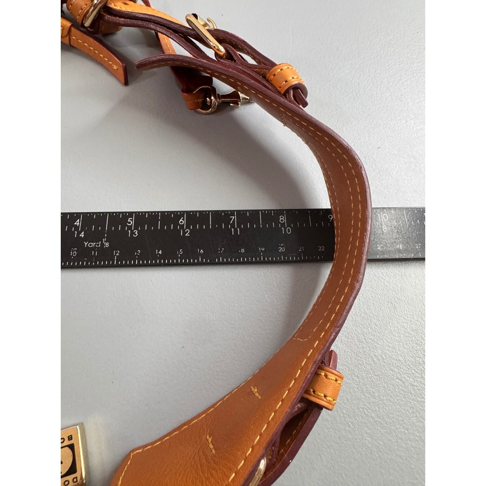Dooney & Bourke Hobo Bag Womens Large Brown Monogram Coated Canvas Leather Trim - Picture 13 of 13